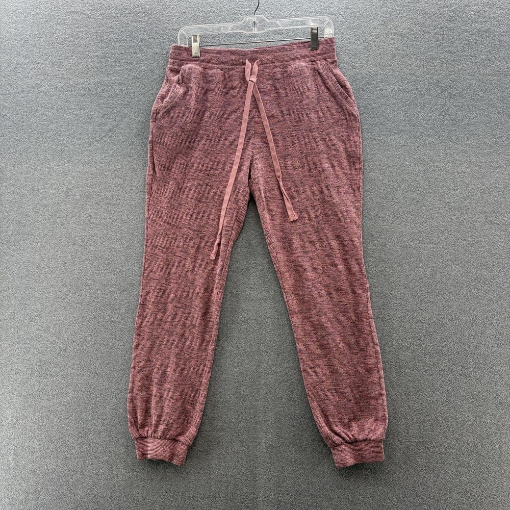 Saturday Sunday Anthropologie Sweatpants Womens Small Pink Knit Jogger Lounge